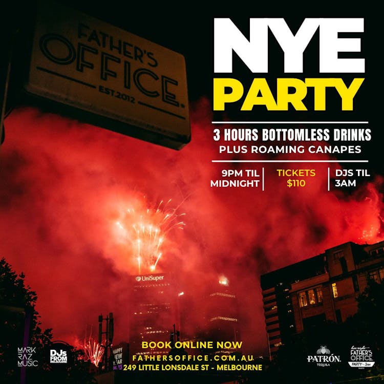 NEW YEARS EVE PARTY | Happy Hour Drinks & Specials