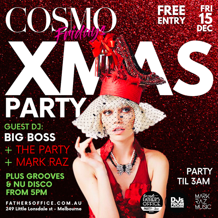 XMAS PARTY - Free Entry | Happy Hour Drinks & Specials