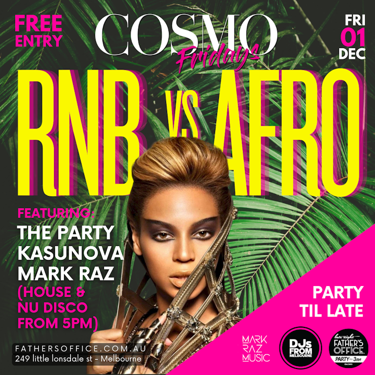 COSMO FRIDAYS | Happy Hour Drinks & Specials