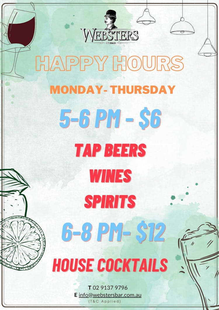 Happy Hours | Happy Hour Drinks & Specials