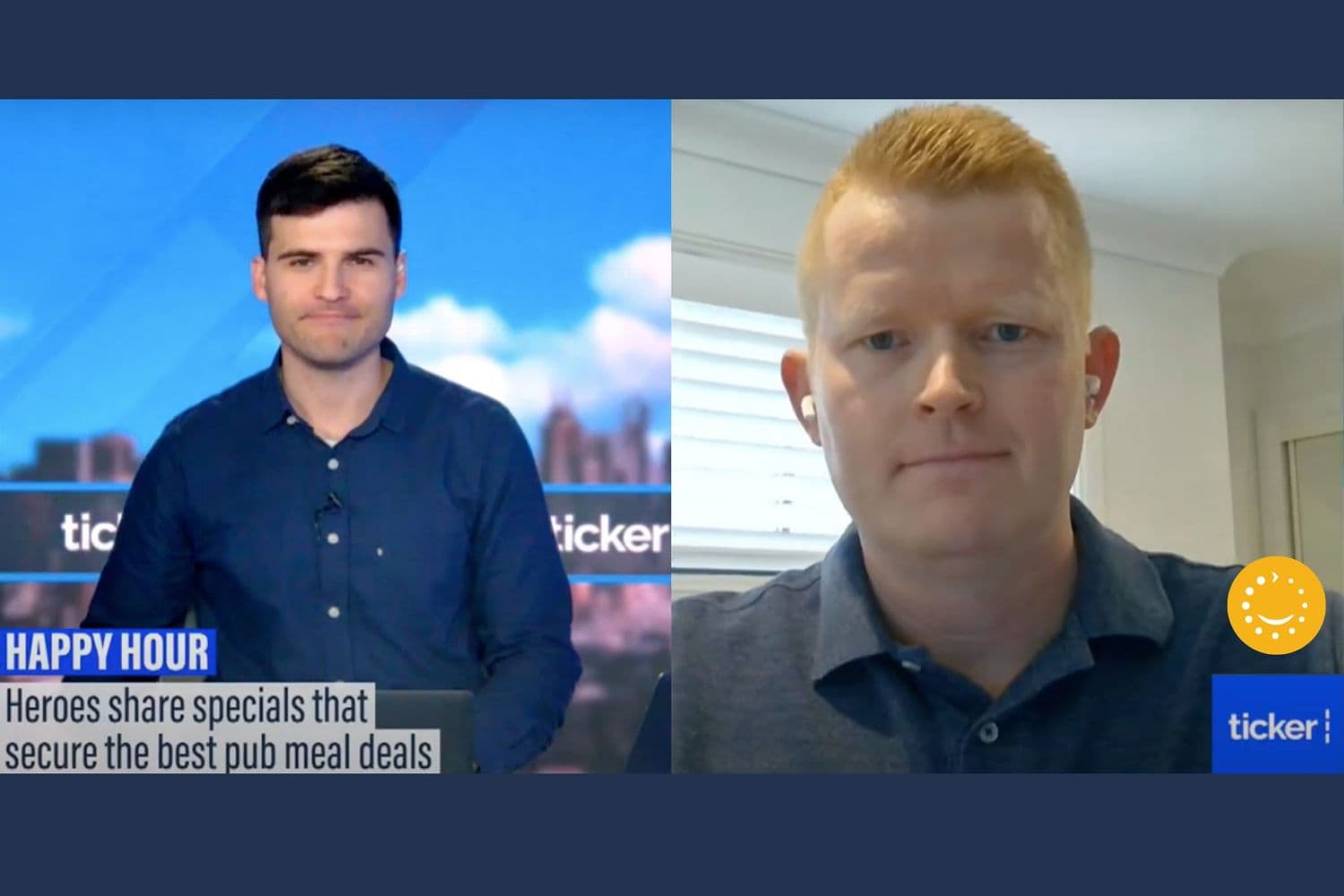 The Happiest Hour interviewed on Ticker News | Happy Hour Drinks & Specials