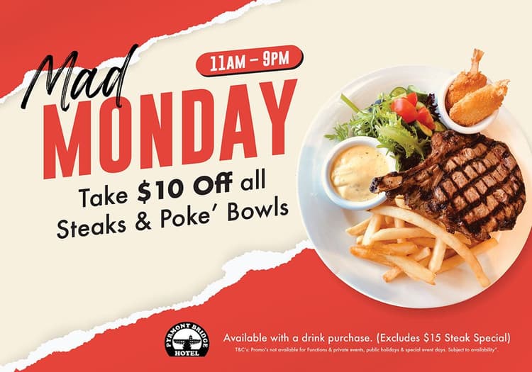MAD MONDAY | Happy Hour Drinks & Specials