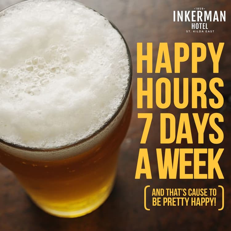HAPPY HOUR DAILY! 🍻🍷🥃 | Happy Hour Drinks & Specials
