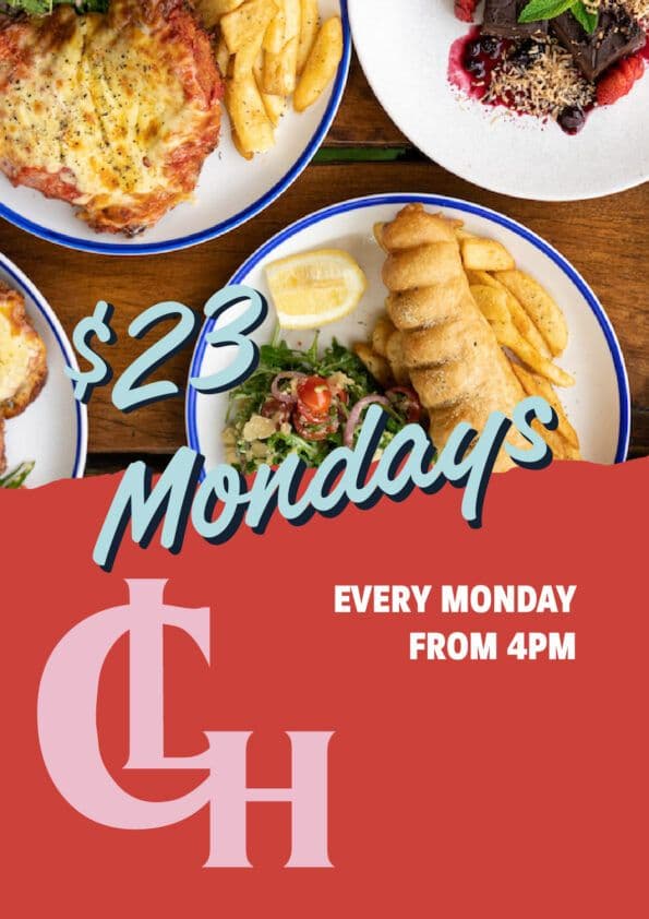$23 Mondays | Happy Hour Drinks & Specials
