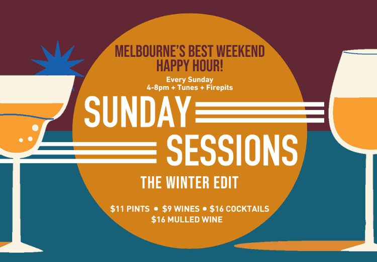 Sunday Sessions: The Winter Edit. | Happy Hour Drinks & Specials