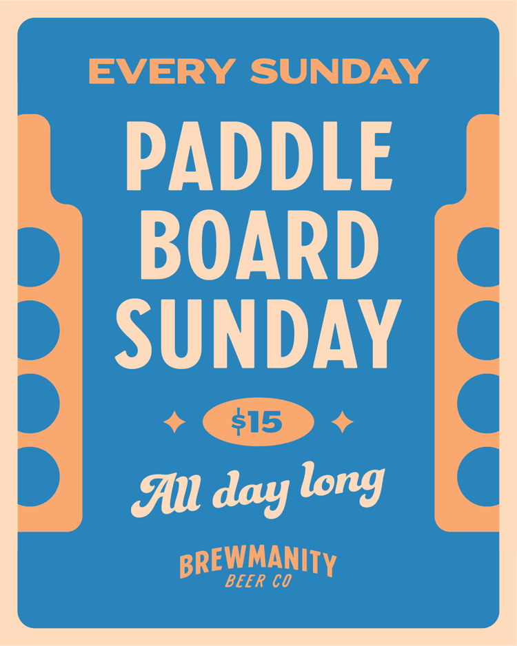 Sundays $15 Paddles | Happy Hour Drinks & Specials