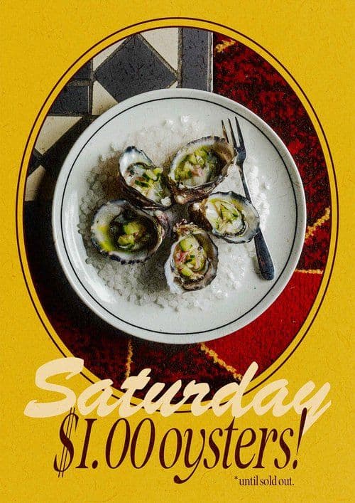 $1 Oysters | Happy Hour Drinks & Specials