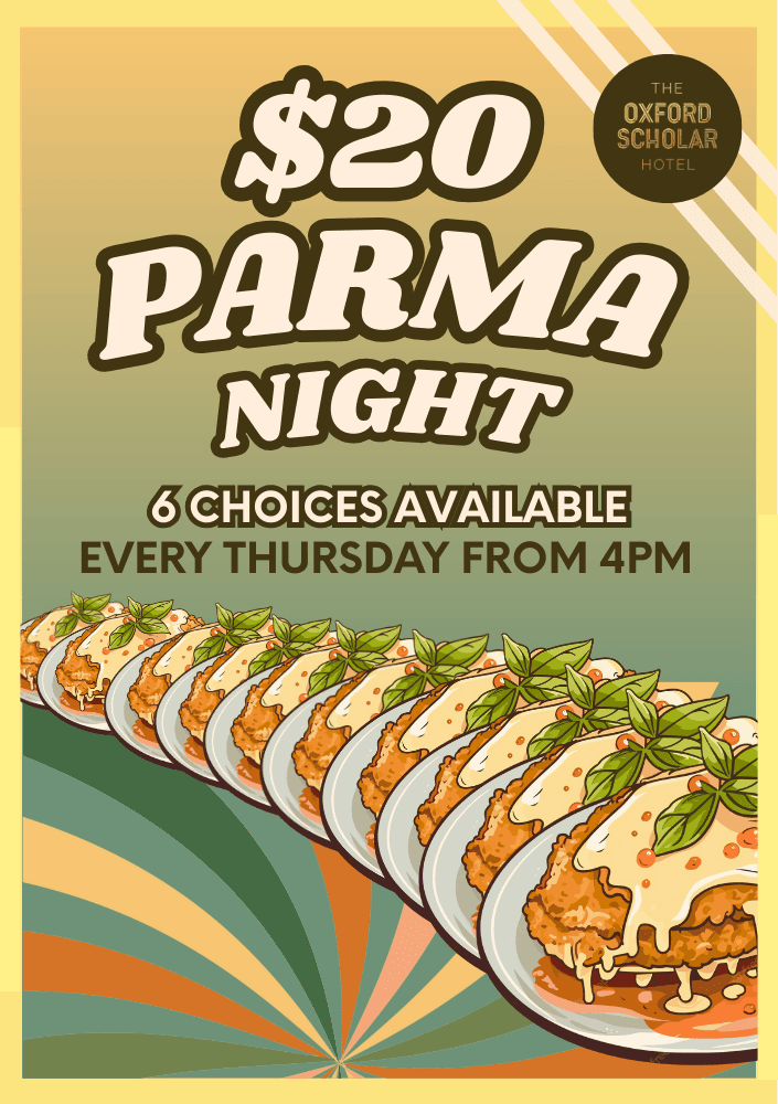Thursday $20 Parma Night | Happy Hour Drinks & Specials