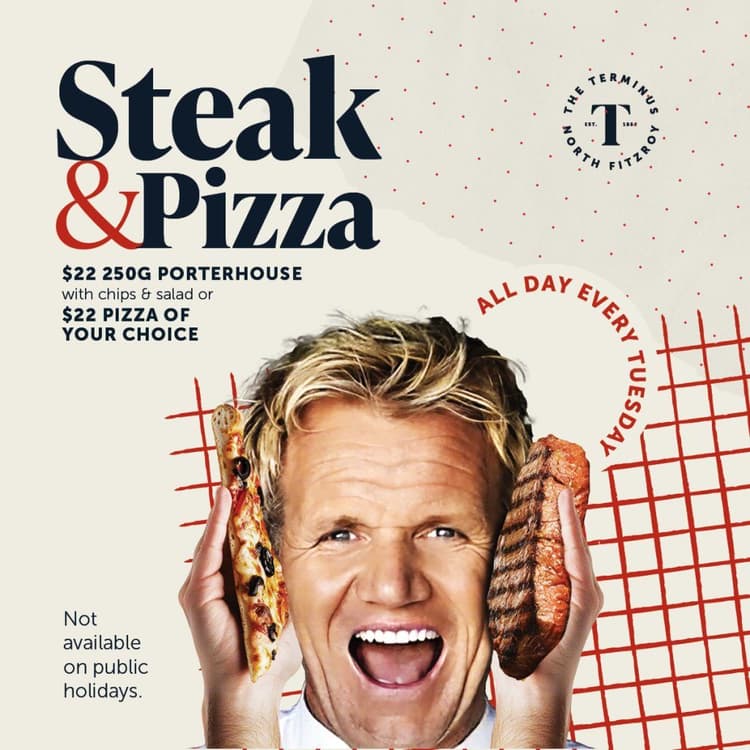 Steak & Pizza | Happy Hour Drinks & Specials
