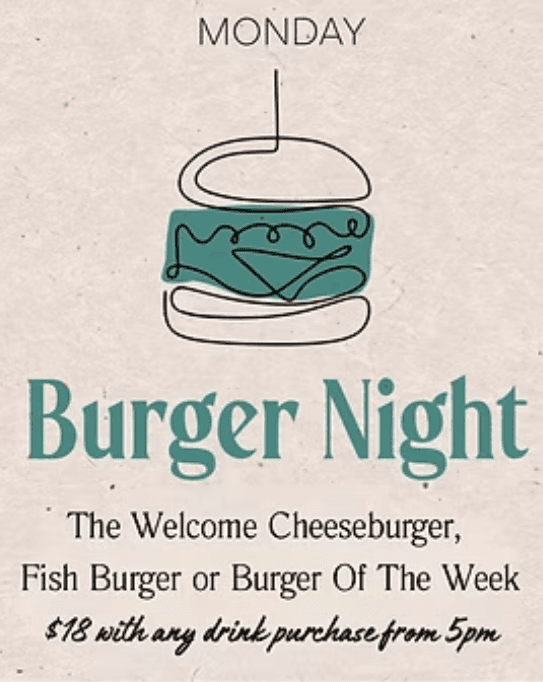 $18 Burger and Drink | Happy Hour Drinks & Specials