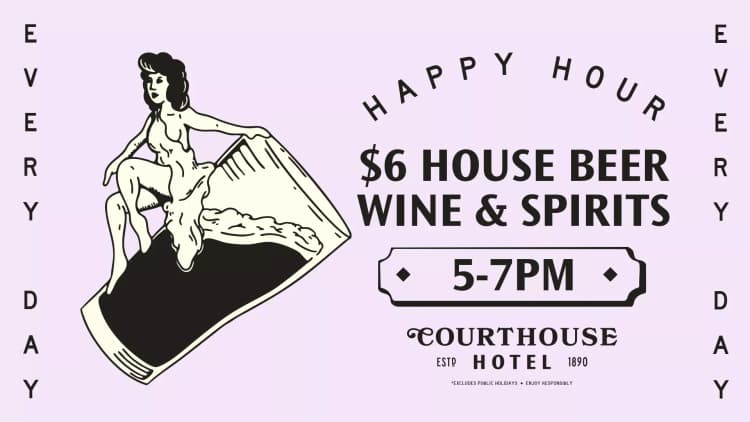 $6 Happy hour | Happy Hour Drinks & Specials