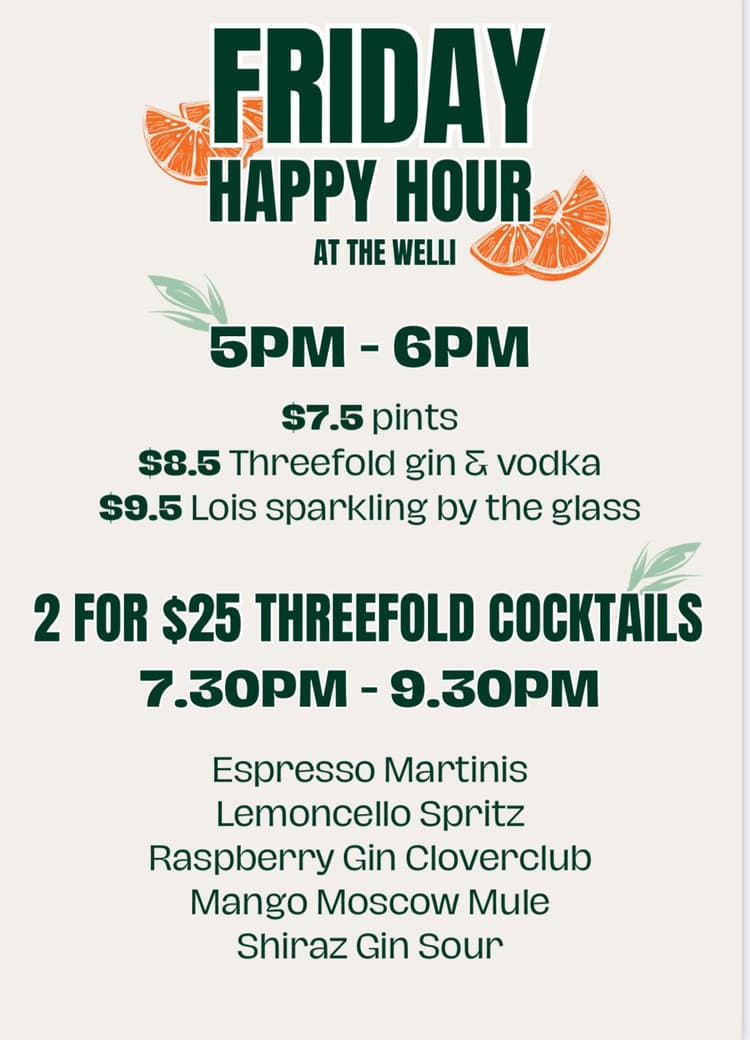 Friday Happy Hour | Happy Hour Drinks & Specials