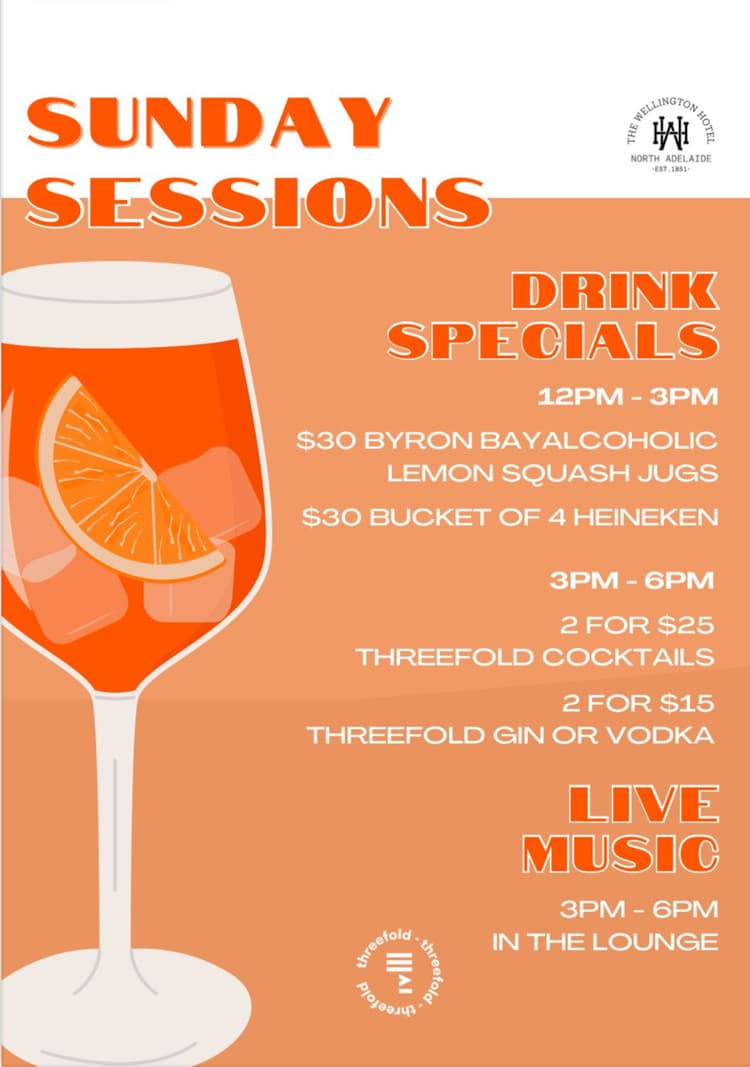 Sunday Sessions | Happy Hour Drinks & Specials