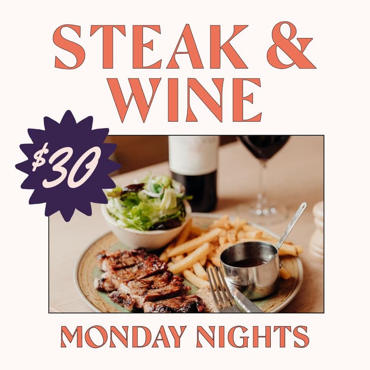 Steak & Wine | Happy Hour Drinks & Specials