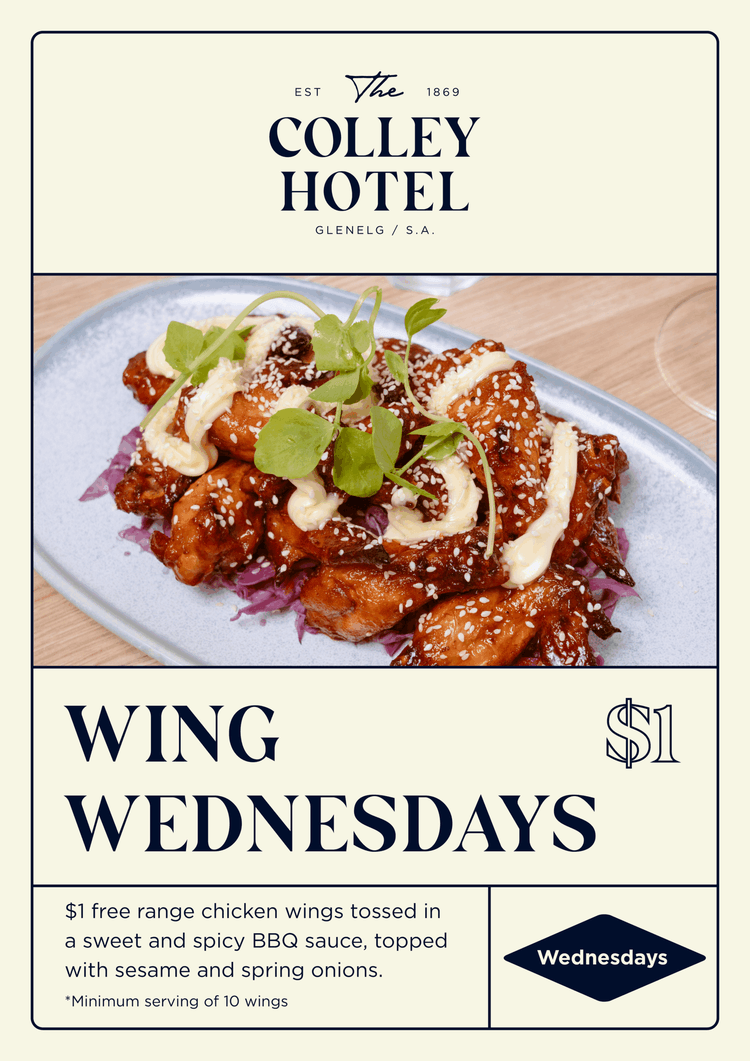 $1 Wings Wednesdays | Happy Hour Drinks & Specials
