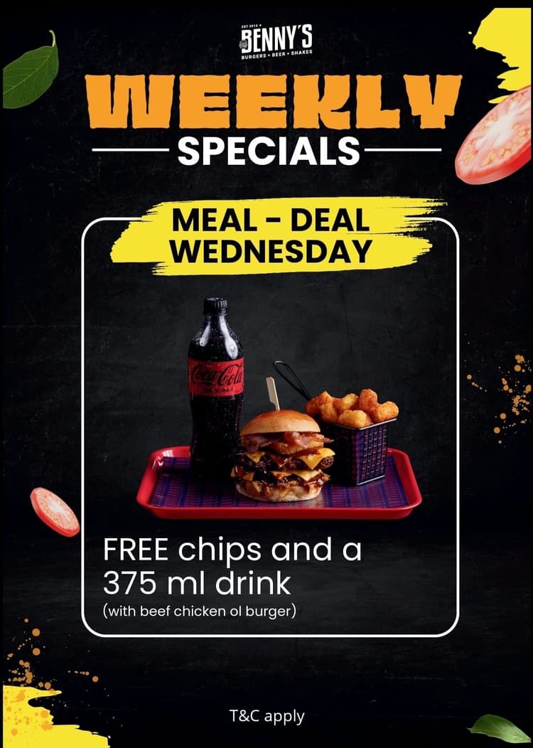 Free Wednesday Combo Deals | Happy Hour Drinks & Specials