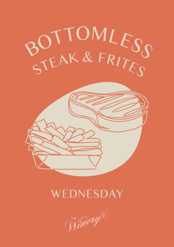 Bottomless Steak & Frites | Happy Hour Drinks & Specials