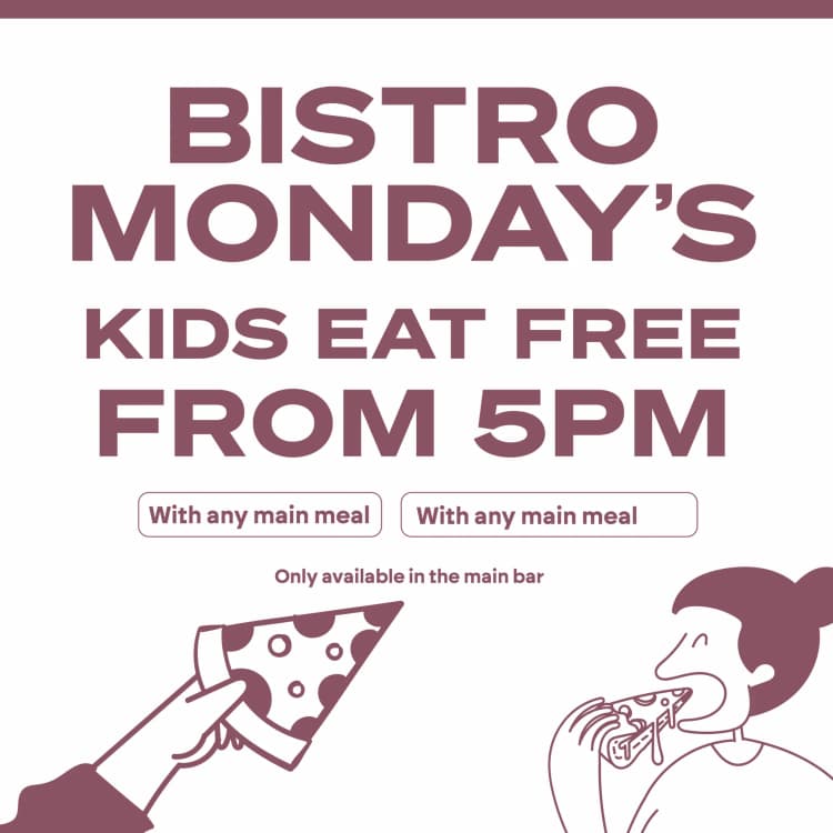 Kids Eat Free Monday Nights | Happy Hour Drinks & Specials