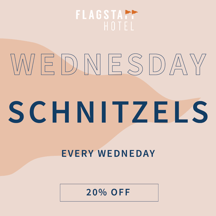 20% Off Schnitzels | Happy Hour Drinks & Specials