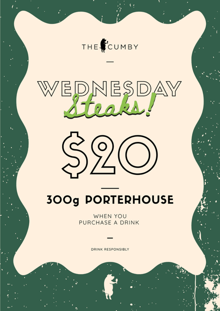 $20 Steaks | Happy Hour Drinks & Specials