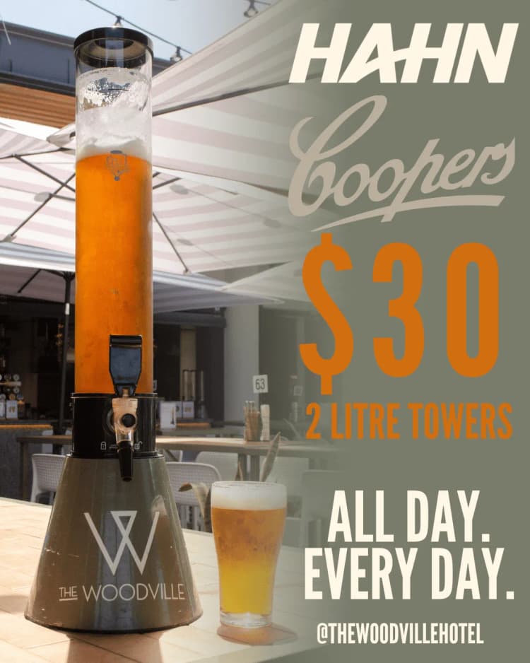 $30 Beer Towers | Happy Hour Drinks & Specials