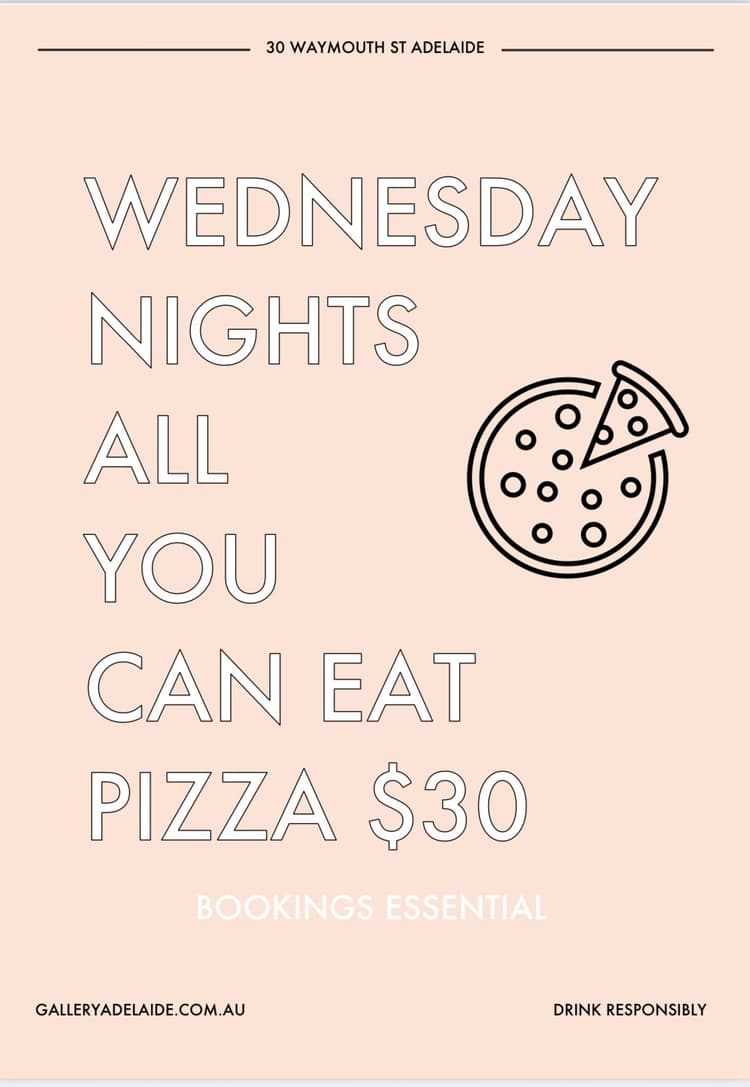 $30 All You Can Eat Pizzas | Happy Hour Drinks & Specials