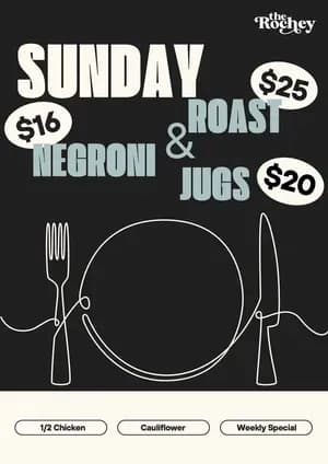 Sunday Roast & Negroni | Happy Hour Drinks & Specials