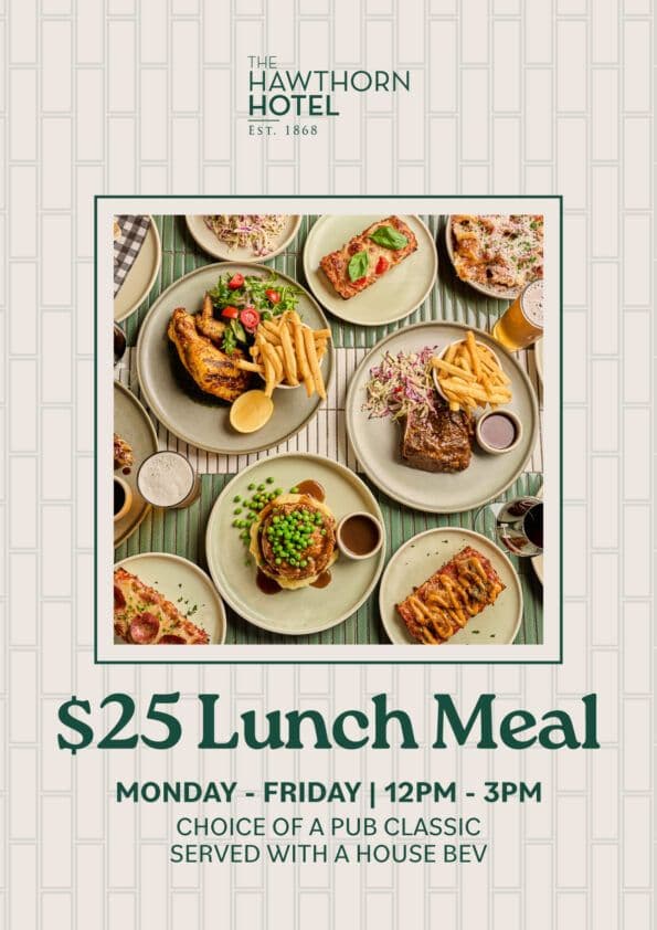 $25 Lunch Meal | Happy Hour Drinks & Specials