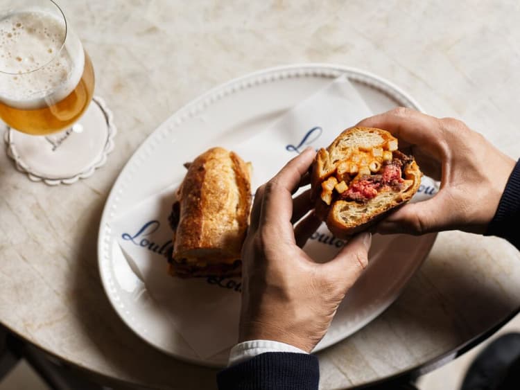 $28 Lunch Special – Sandwich Américain at Loulou Bistro | Happy Hour Drinks & Specials