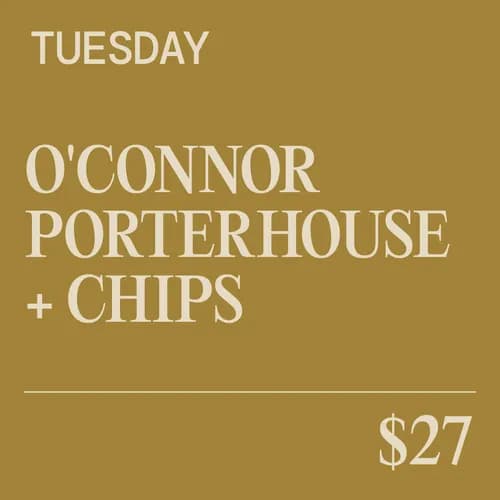 O'Connor Porterhouse + Chips | Happy Hour Drinks & Specials