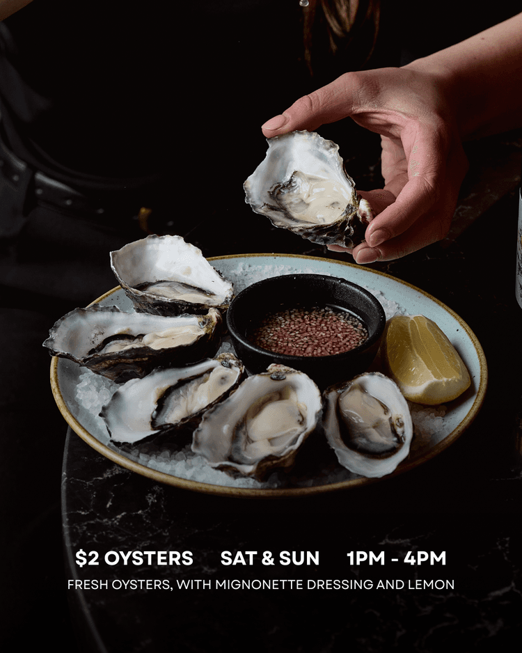 $2 Oysters | Happy Hour Drinks & Specials