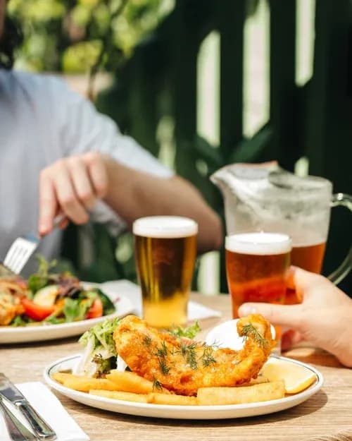 $22 Fish ‘n Chips | Happy Hour Drinks & Specials