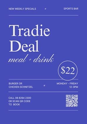 $22 Meal and Drink | Happy Hour Drinks & Specials