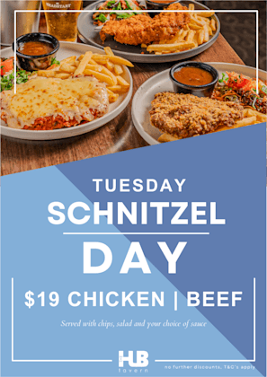 Schnitzel Day | Happy Hour Drinks & Specials