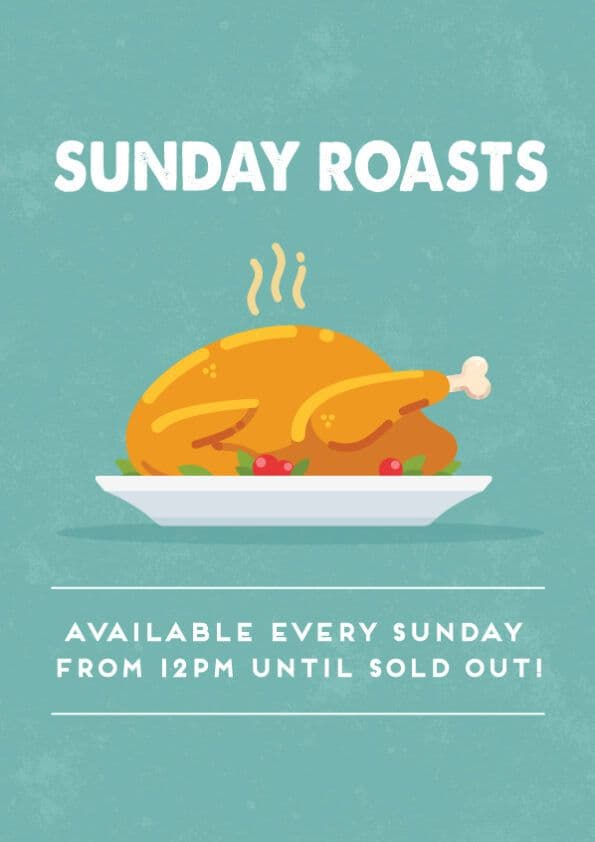 Sunday Roast | Happy Hour Drinks & Specials