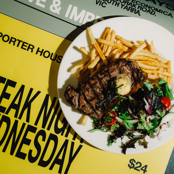 Wednesday Steak Night | Happy Hour Drinks & Specials