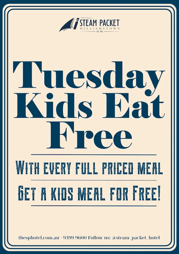 Kids Eat Free | Happy Hour Drinks & Specials
