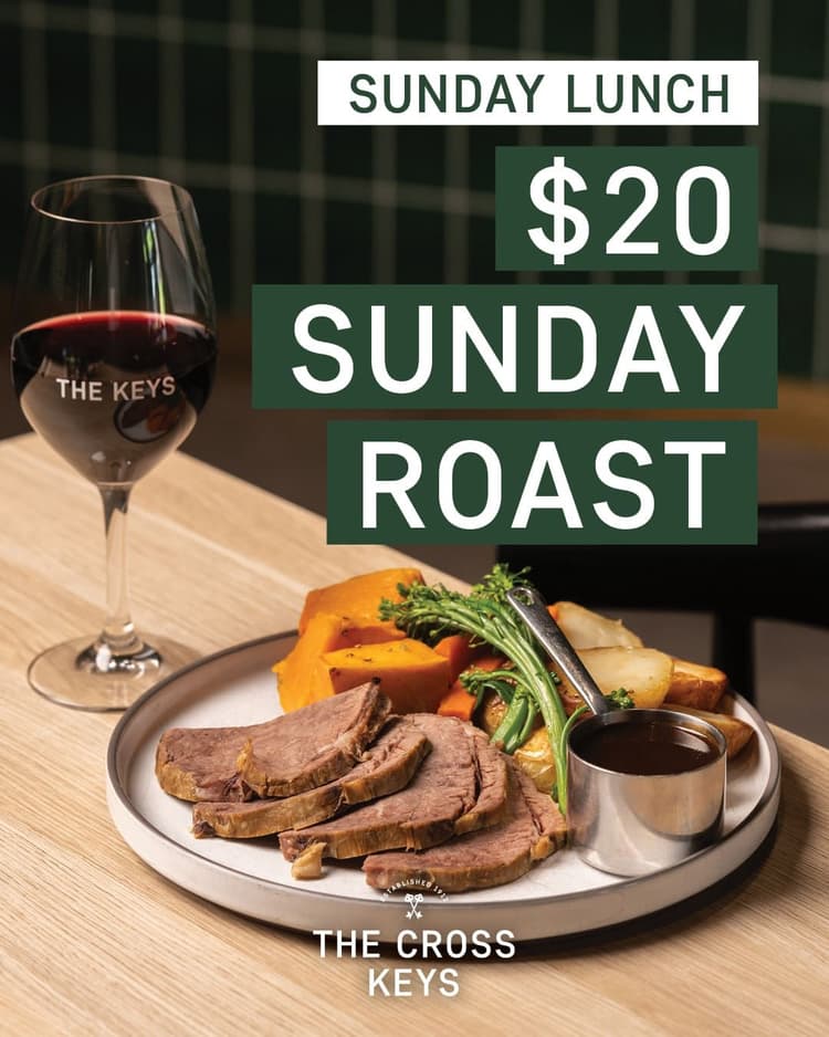 Sunday Lunch Roast | Happy Hour Drinks & Specials
