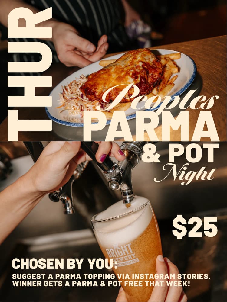 Parma Night | Happy Hour Drinks & Specials