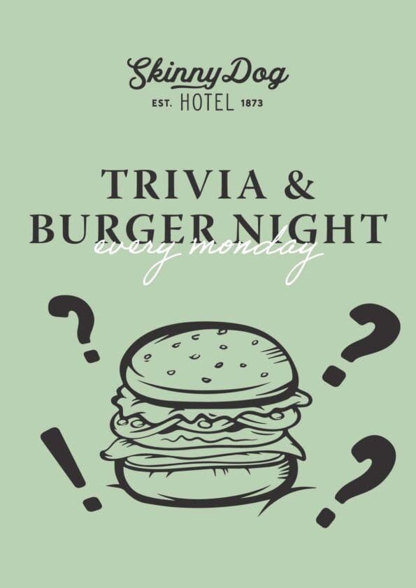 Trivia & Burger Night | Happy Hour Drinks & Specials