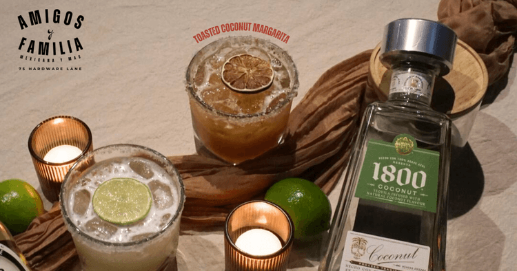 Toasted Coconut Margaritas! | Happy Hour Drinks & Specials