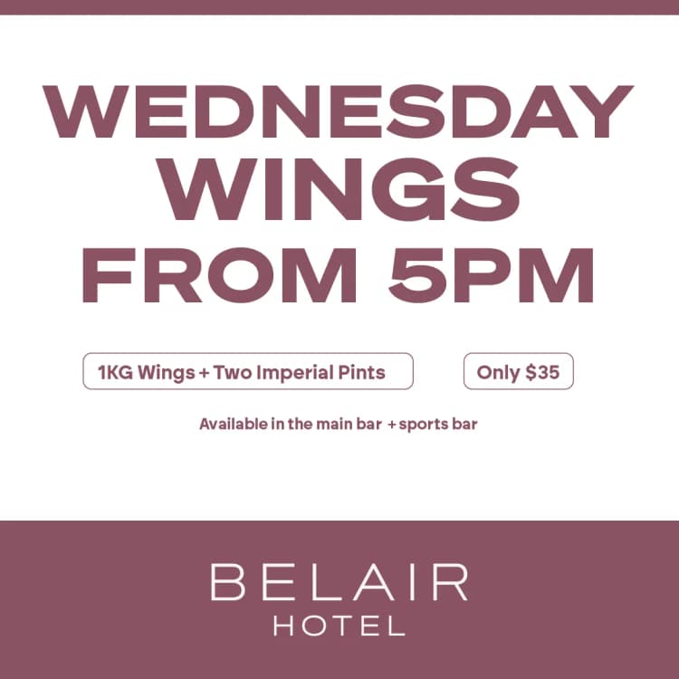 $35 1kg Wings & 2 Imperial Pints | Happy Hour Drinks & Specials