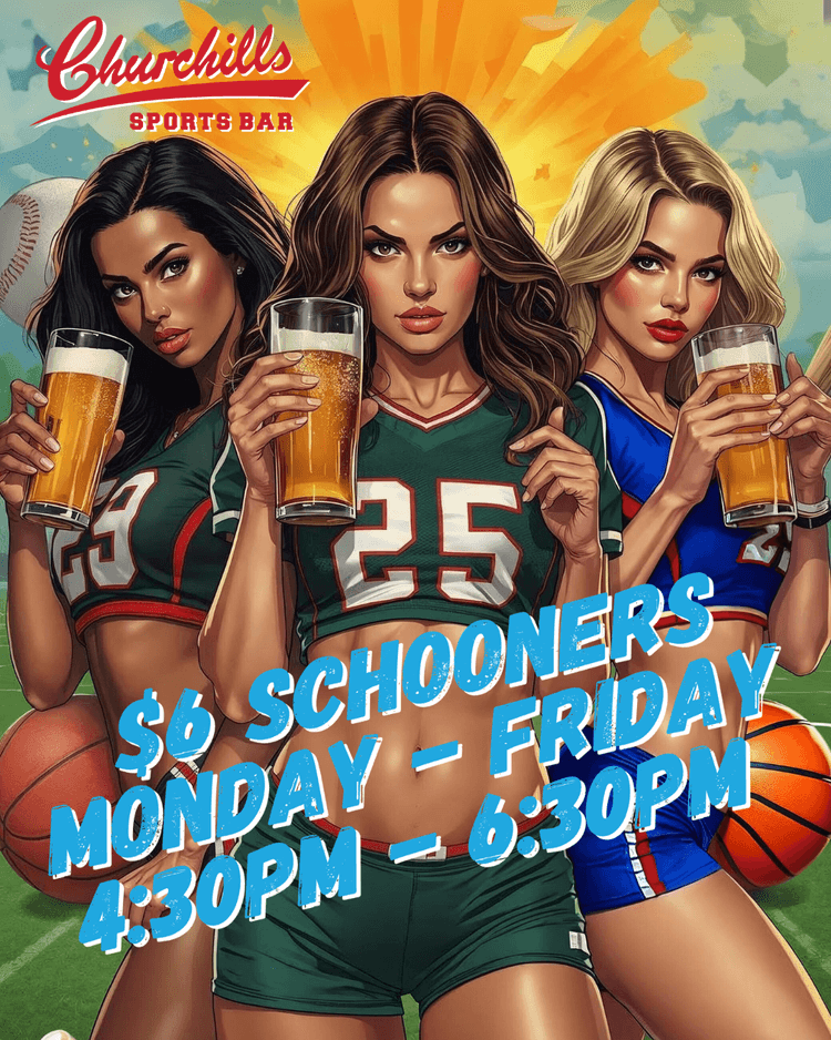 $6 Schooners - Happy Hour | Happy Hour Drinks & Specials