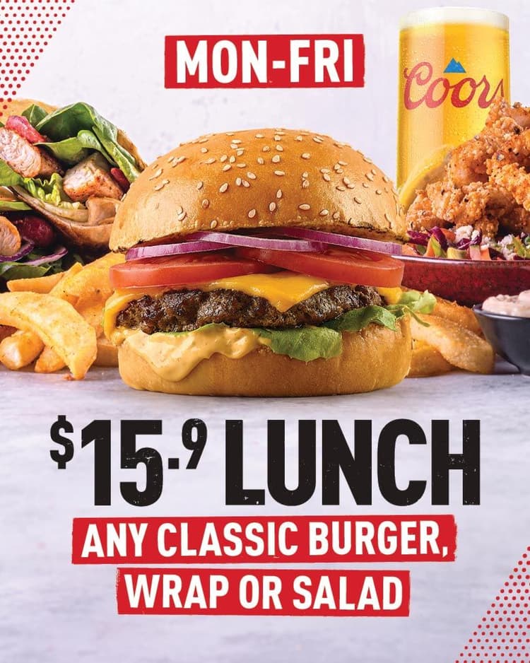 $15.9 Lunch | Happy Hour Drinks & Specials