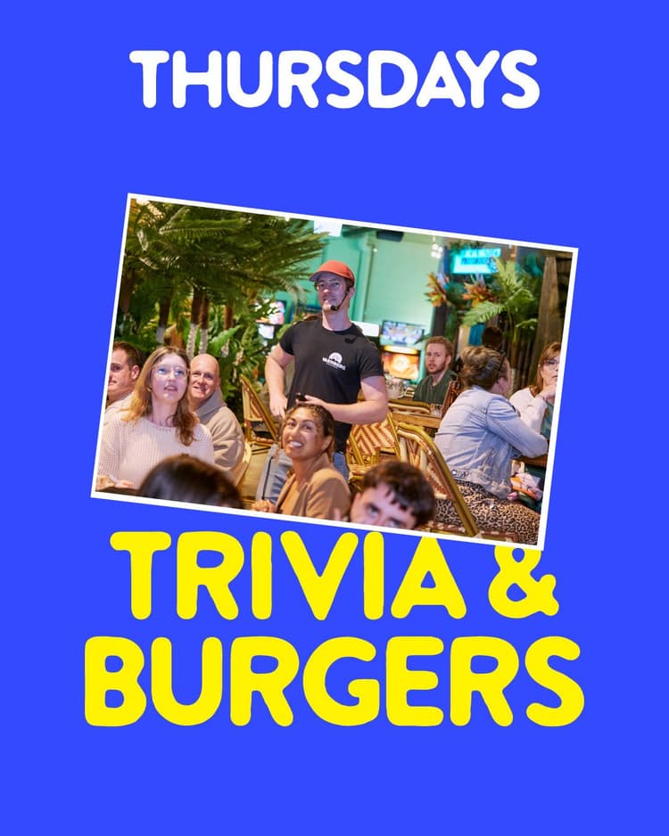 Thursdays Trivia + Burgers | Happy Hour Drinks & Specials
