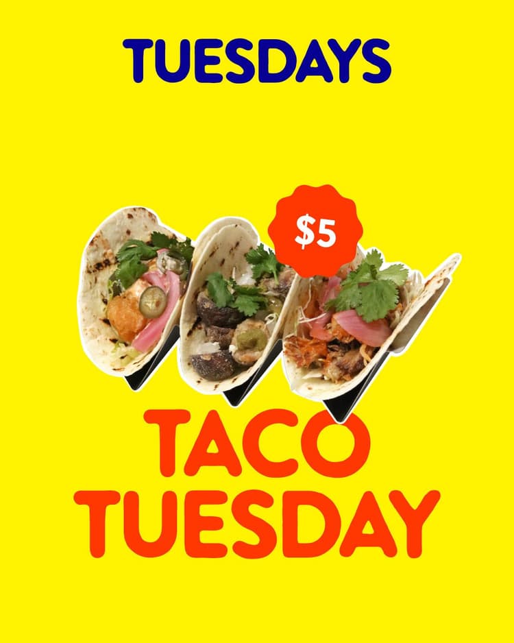 Taco Tuesday | Happy Hour Drinks & Specials