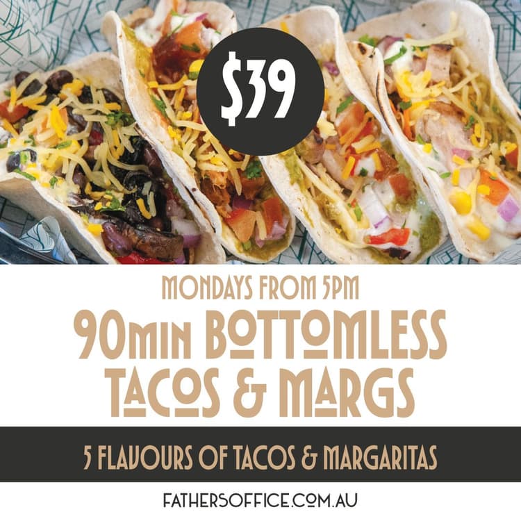 $39 BOTTOMLESS TACOS and MARGARITAS | Happy Hour Drinks & Specials