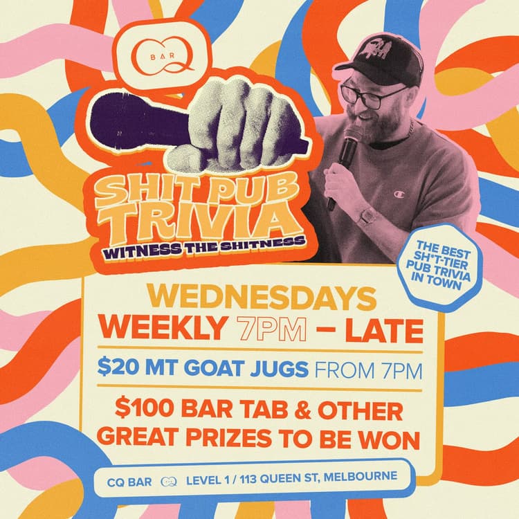 SH*T PUB TRIVIA | Happy Hour Drinks & Specials