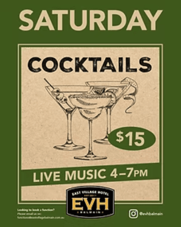 $15 Cocktails | Happy Hour Drinks & Specials