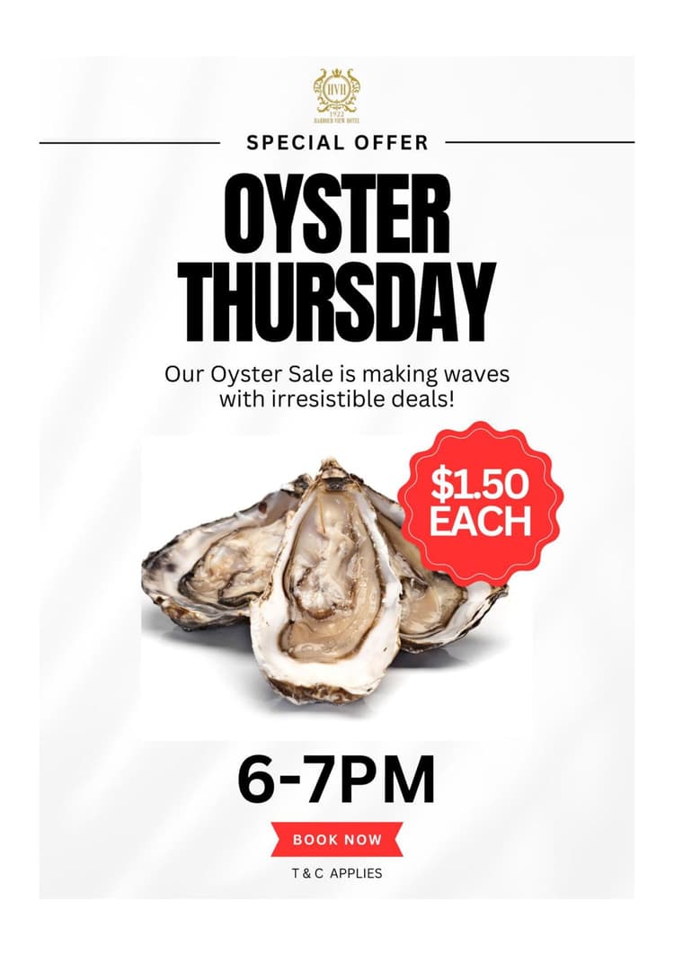 Oysters Special | Happy Hour Drinks & Specials
